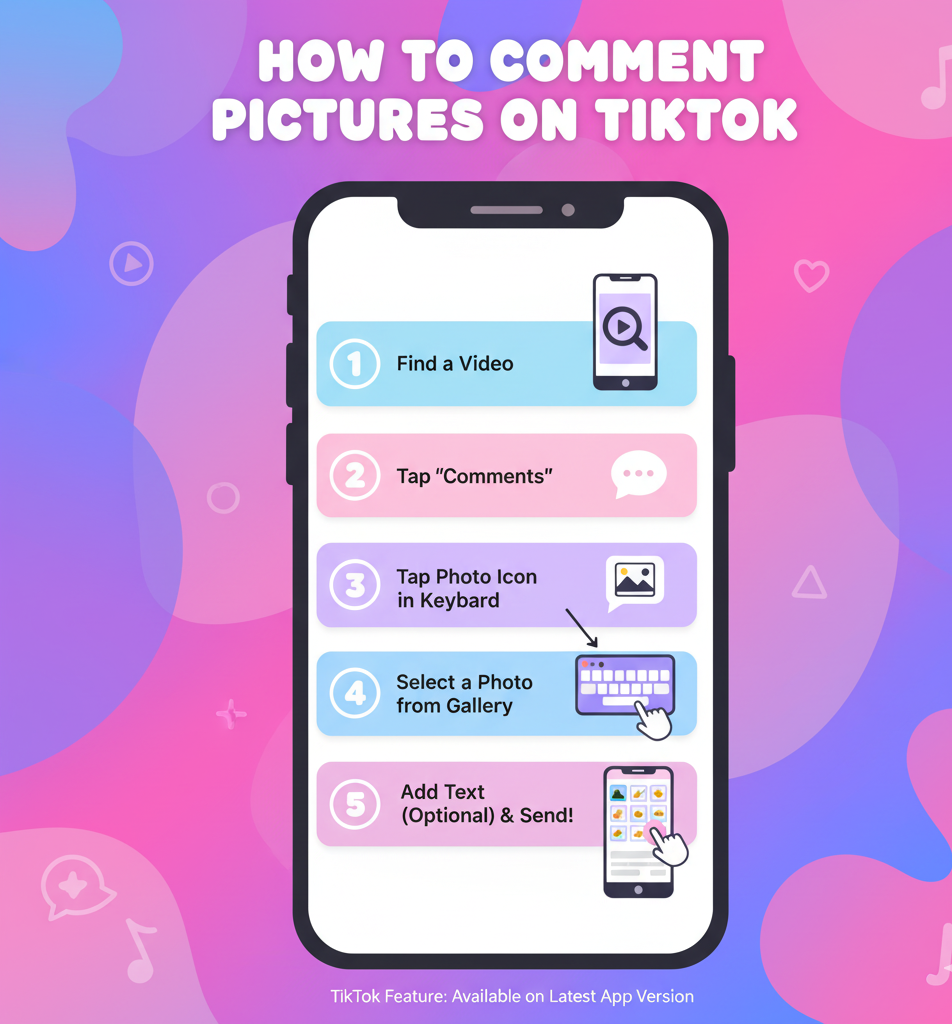 How to Comment Pictures on TikTok