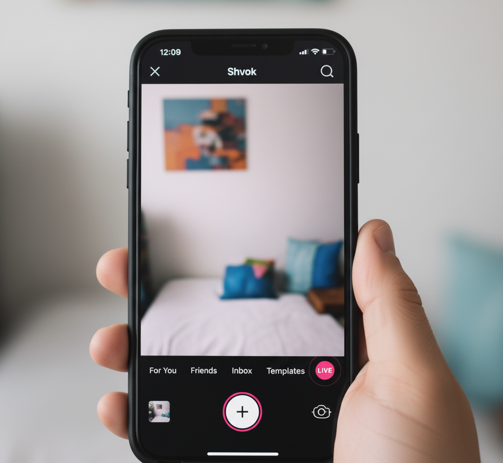 Select the Live Option