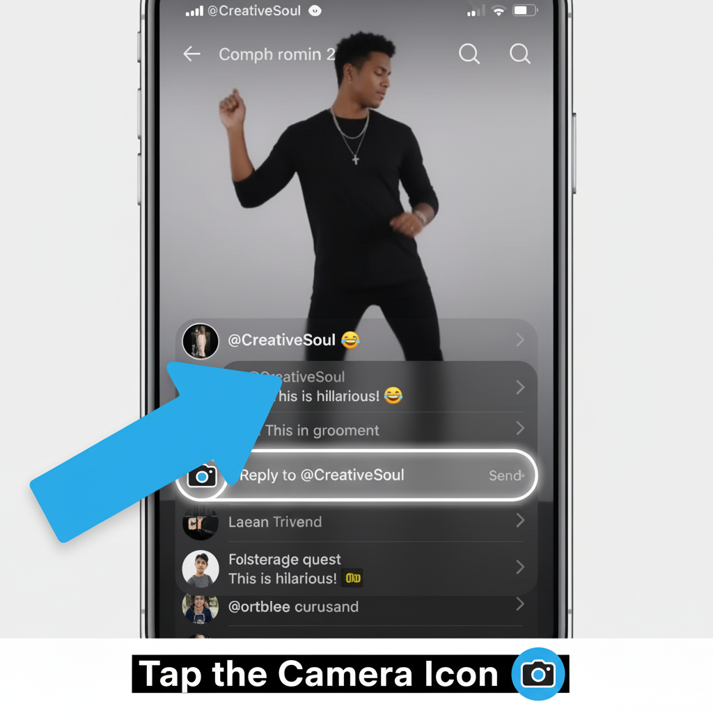 Tap the Camera Icon