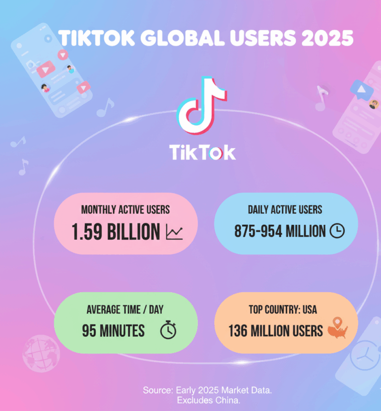 How Many Users Does TikTok Have (2025)
