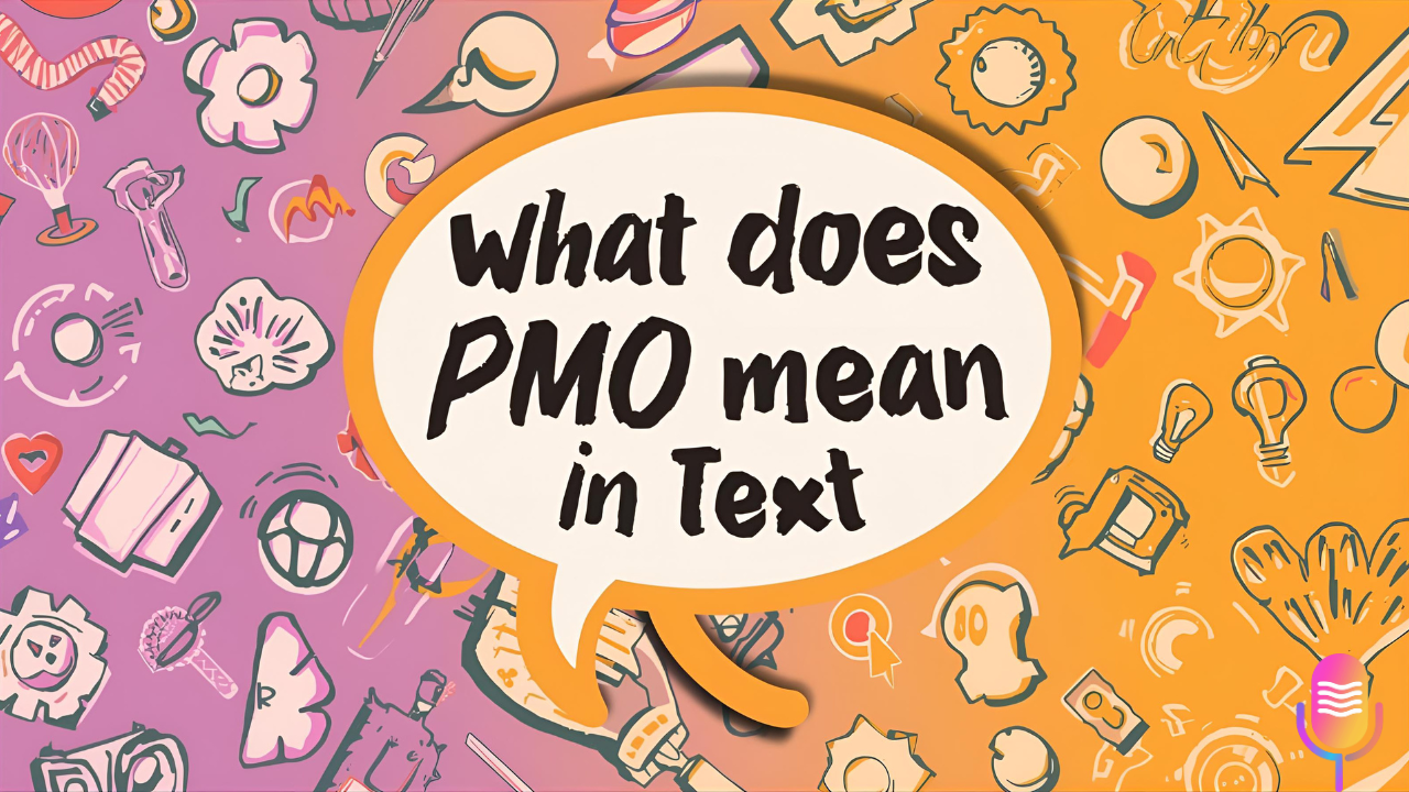 what does pmo mean in text