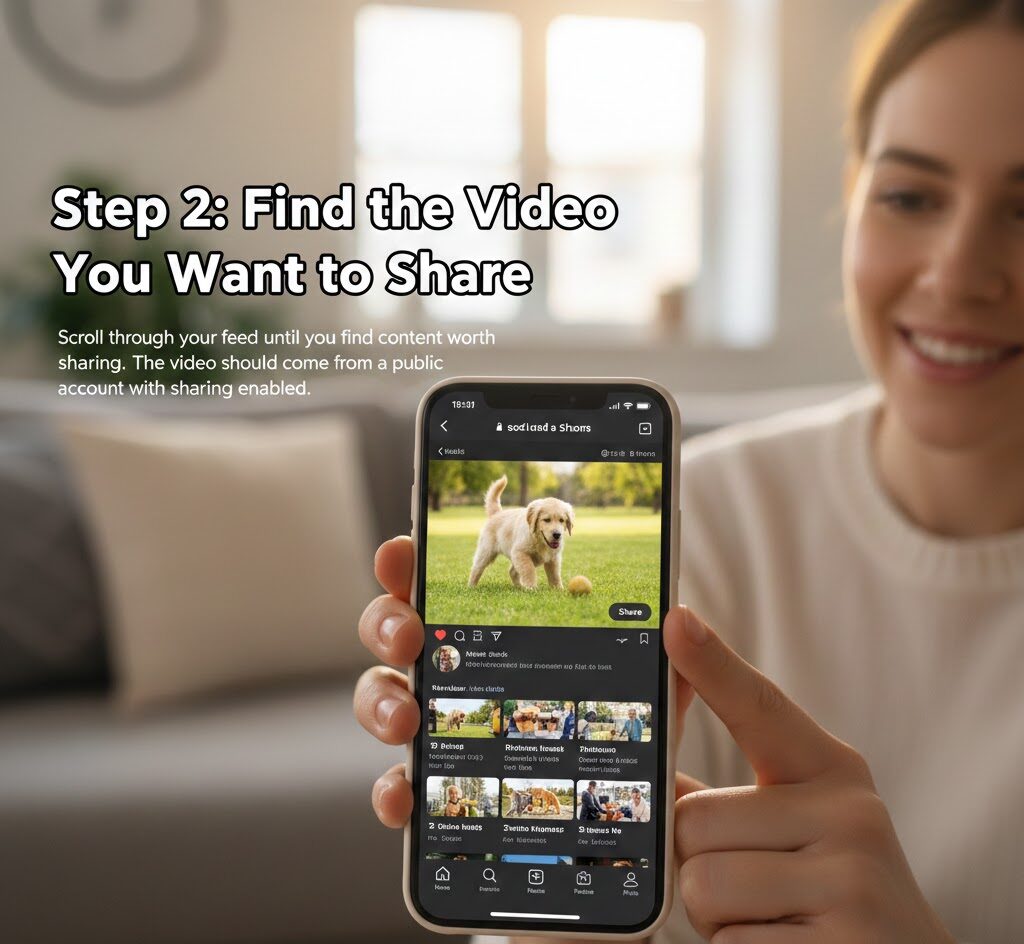 Find the Video You Want to Share