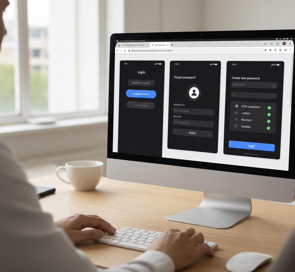 Reset Your Password on Desktop