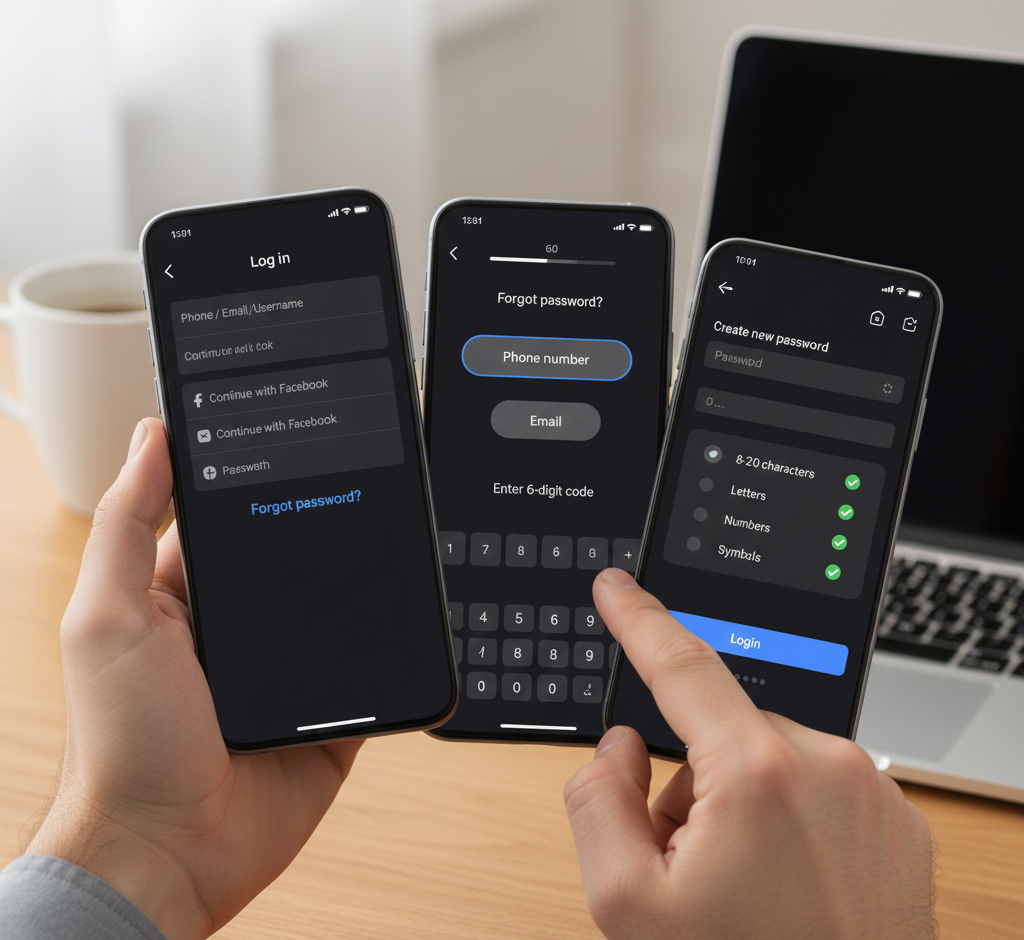 Reset Your Password on Mobile