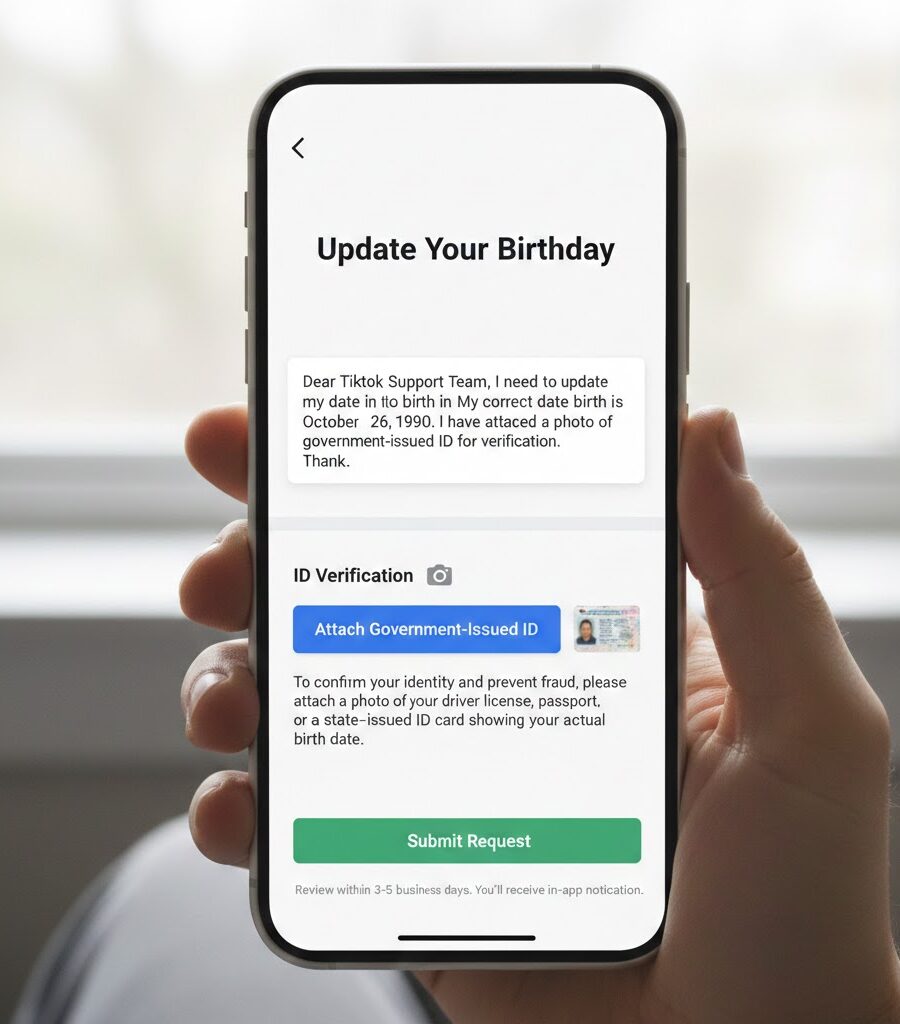 Submit Your Request With ID Verification