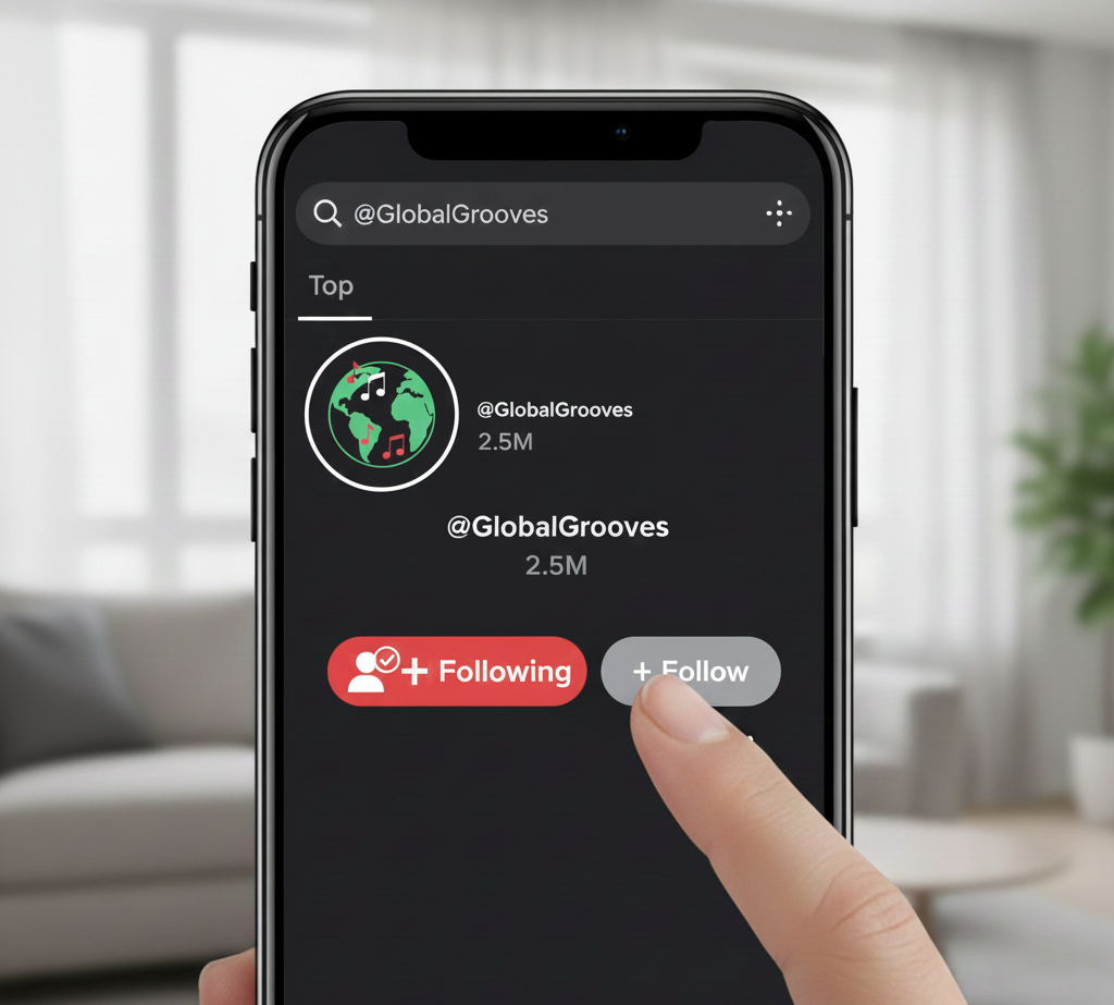 Unfollow Using the Search Function