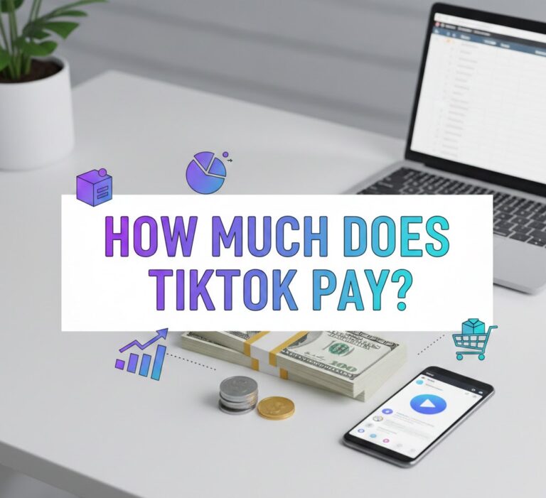 Chart showing TikTok creator pay in 2026, including earnings per 1,000 views, influencer income distribution, brand deal rates, and TikTok Shop commissions.