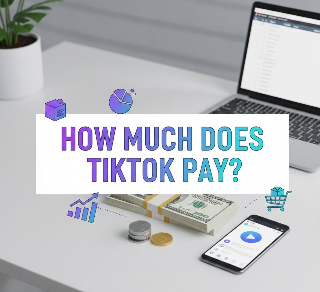 Chart showing TikTok creator pay in 2026, including earnings per 1,000 views, influencer income distribution, brand deal rates, and TikTok Shop commissions.