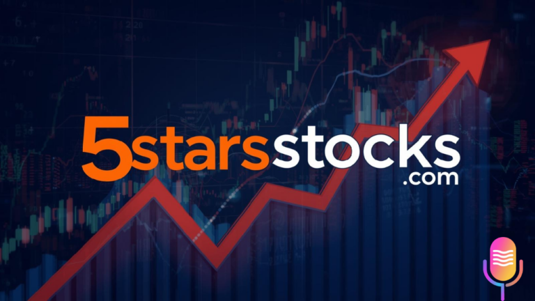 5starsstocks.com dashboard showing AI-driven stock analysis, charts, and investment performance metrics in 2026