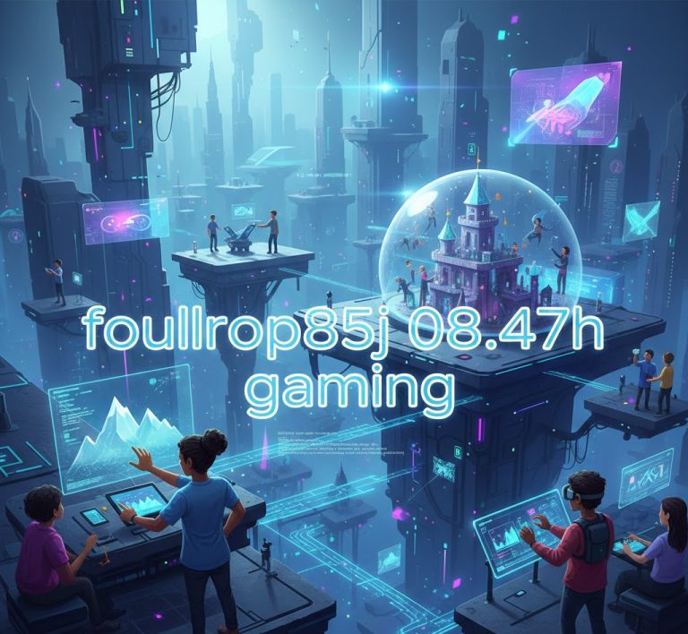 Foullrop85j.08.47h Gaming infographic showing player-created worlds, procedural environments, and key benefits like replayability and collaboration