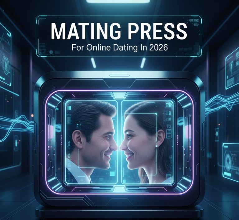 Bar chart showing Mating Press benefits: Emotional Bonding 87%, Physical Closeness 92%, Core Engagement 78%, and Enhanced Intimacy 85%.