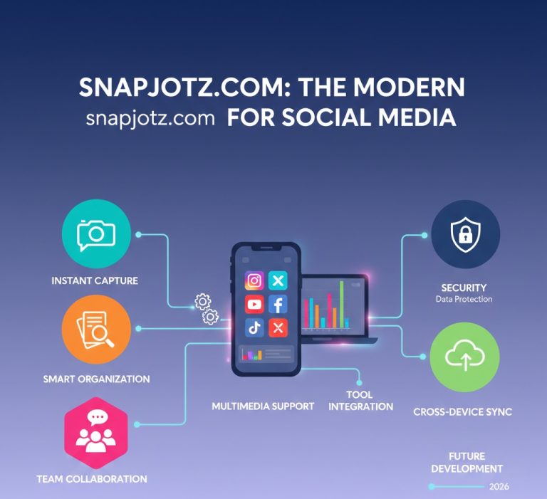 Overview of Snapjotz.com showcasing a modern note-taking and content organization platform for creators and teams.