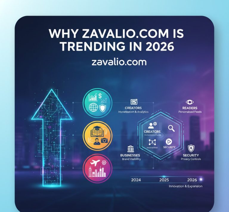 Overview of Zavalio.com content platform features and category distribution in 2026.