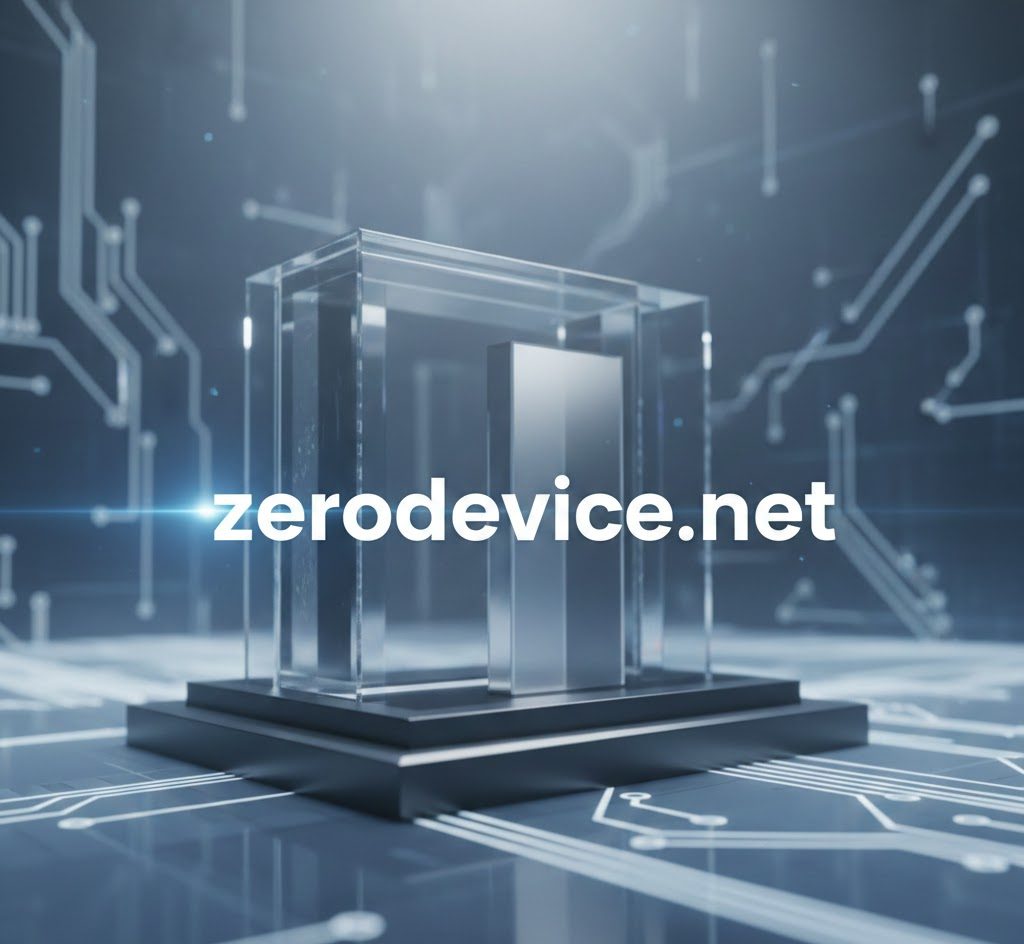 Overview of Zerodevice.net as a tech platform in 2026 showing content categories, subscription plans, traffic stats, and user services.